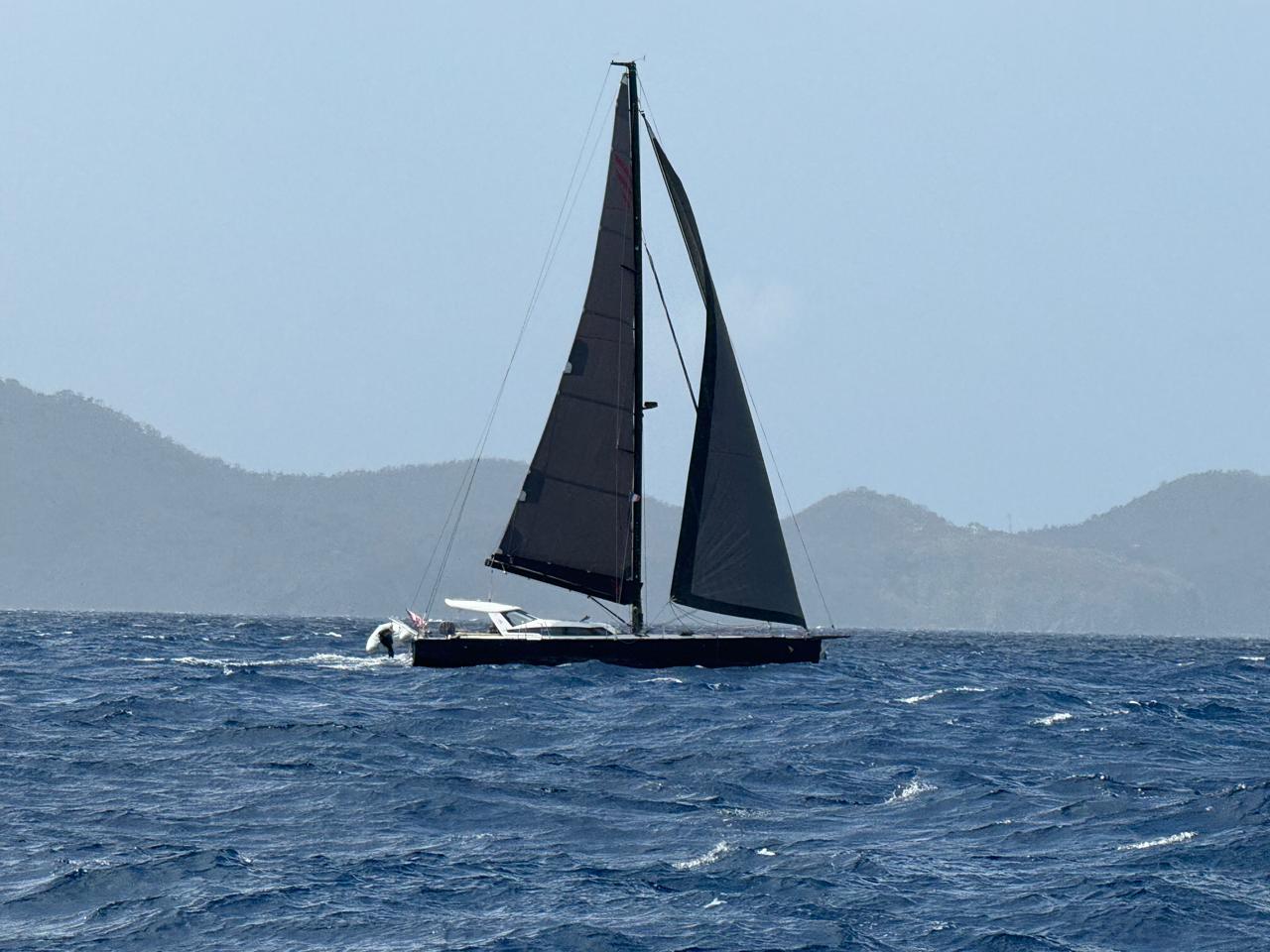 Velvet Elvis under sail